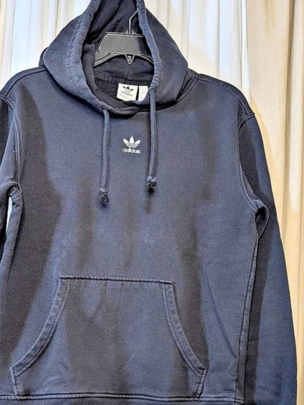 adidas Originals Trefoil Hoodie Black Hoodie Size XS